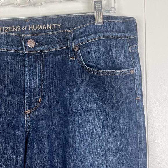 Citizens of Humanity 5 pocket Mid Rise Straight Leg Jeans SZ 32 - Picture 3 of 9